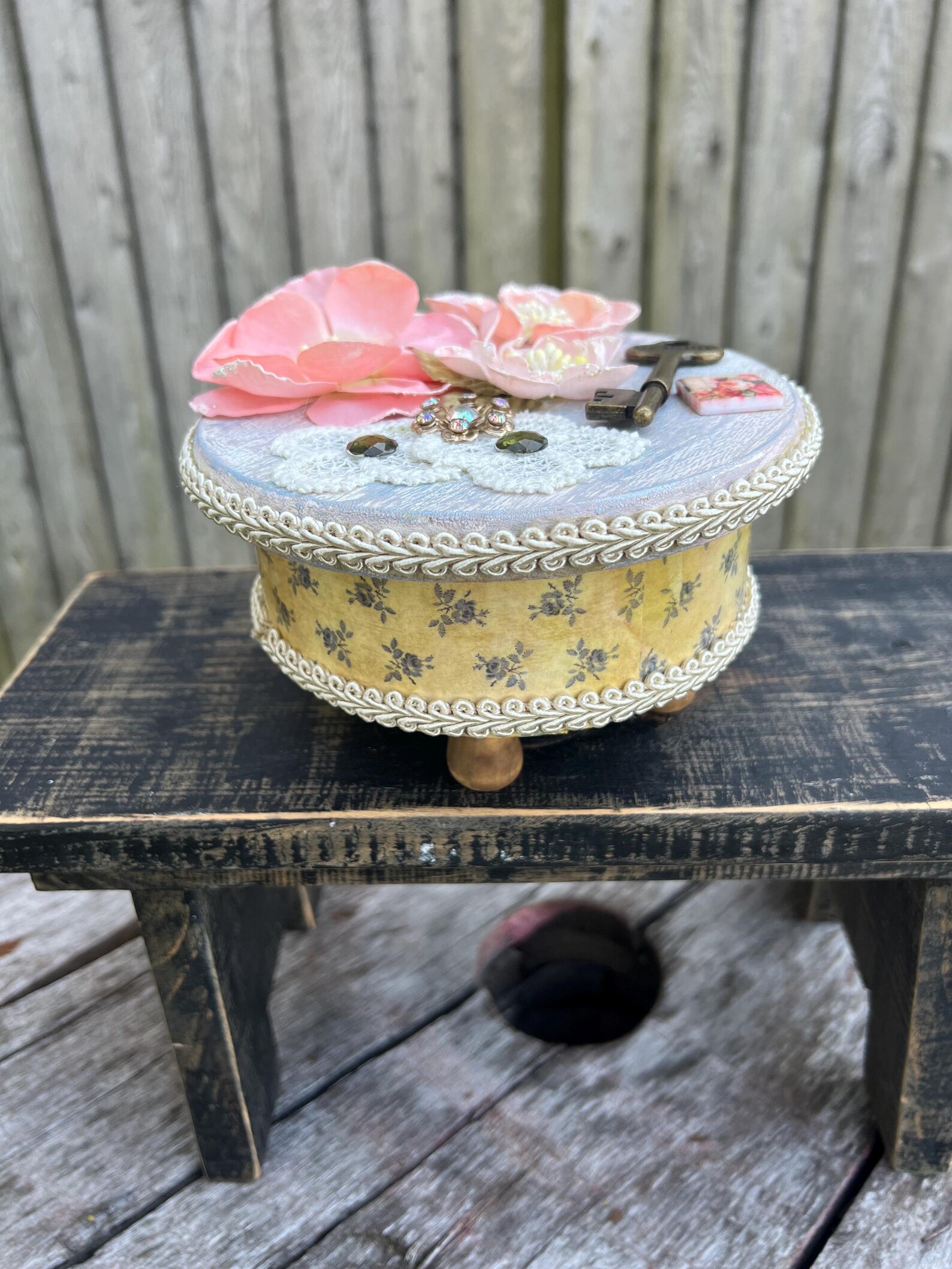 Memories Box Handmade Trinket Box Shabby Chic Home Decor Gift Ideas ...
