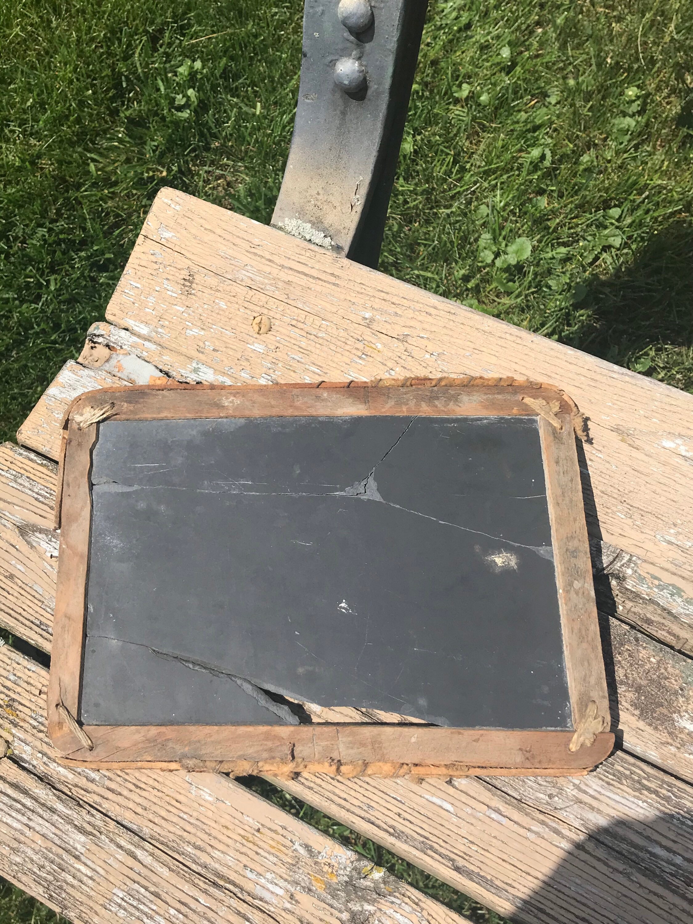 Early Slate Handheld Chalkboard/Childs School Slate Etsy