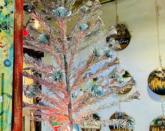 ヴィンテージツリーオブジェ/ブルー30cm｜クリスマス雑貨の通販