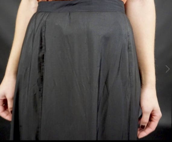 Black Edwardian Petticoat/Lawn Skirt/Dickens/Down… - image 7
