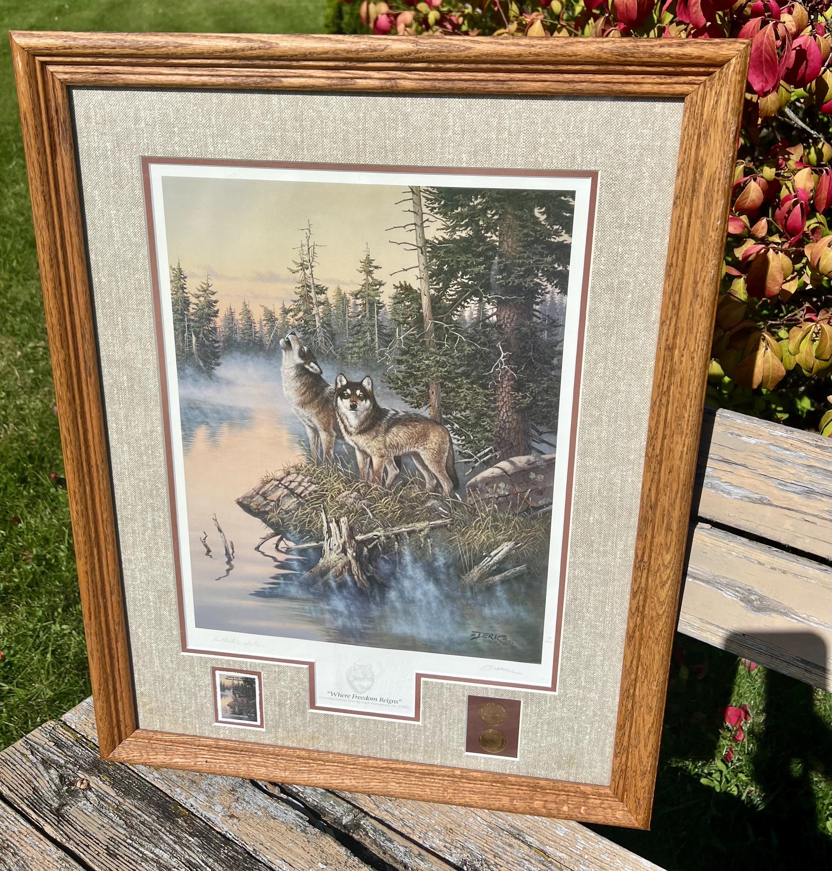 Art Print Where Freedom Reigns by Derek Hansen Limited Edition