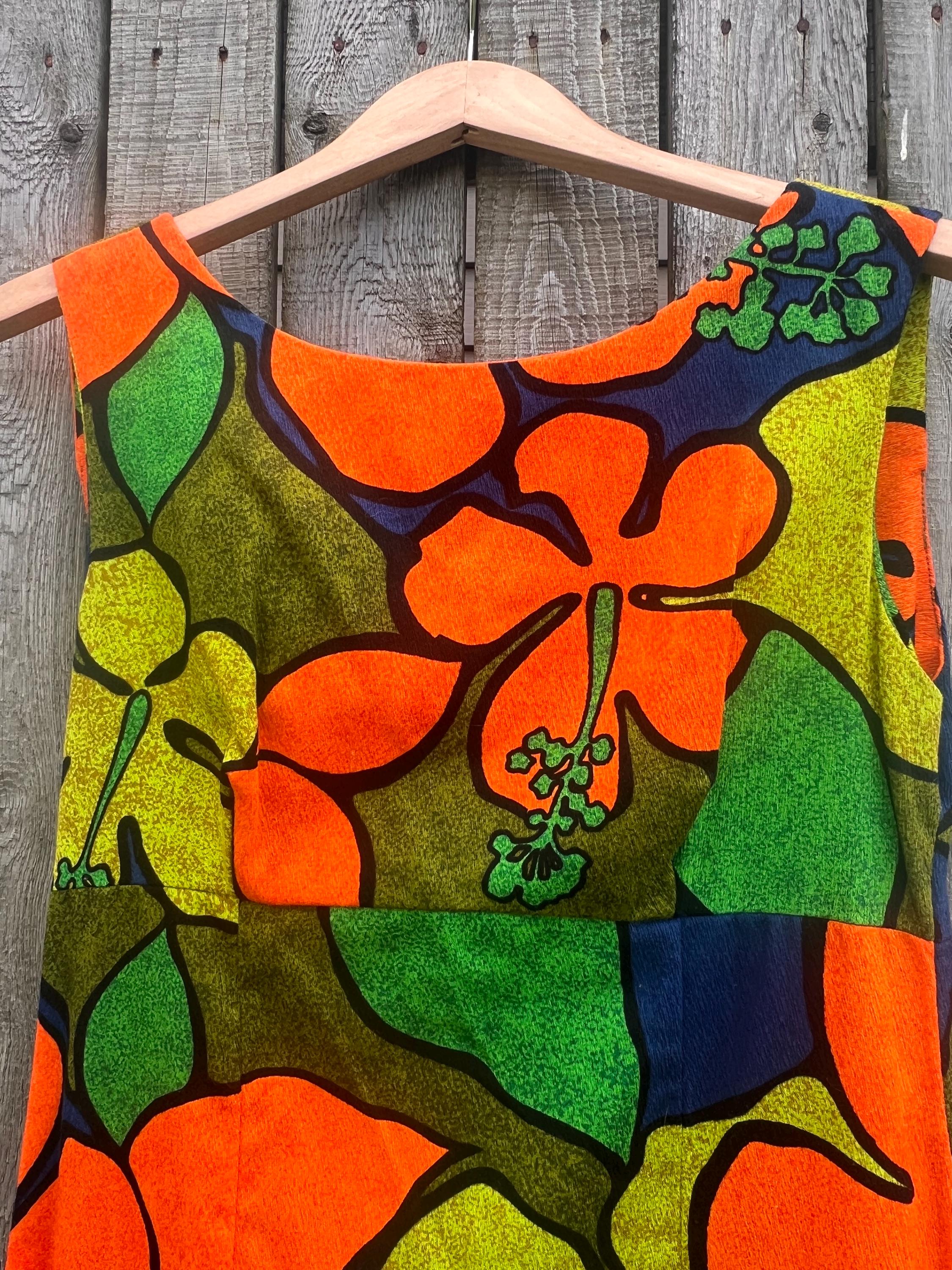 Vintage Hukilau Fashion Dress 1960s Hawaiian Luau Beach Wedding ...
