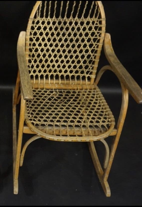 Vermont Tubbs Snowshoe Rocking Chair Vintage Rocking Etsy