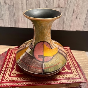Mid Century Modern Vase MCM Abstract Art Decorative Home Decor