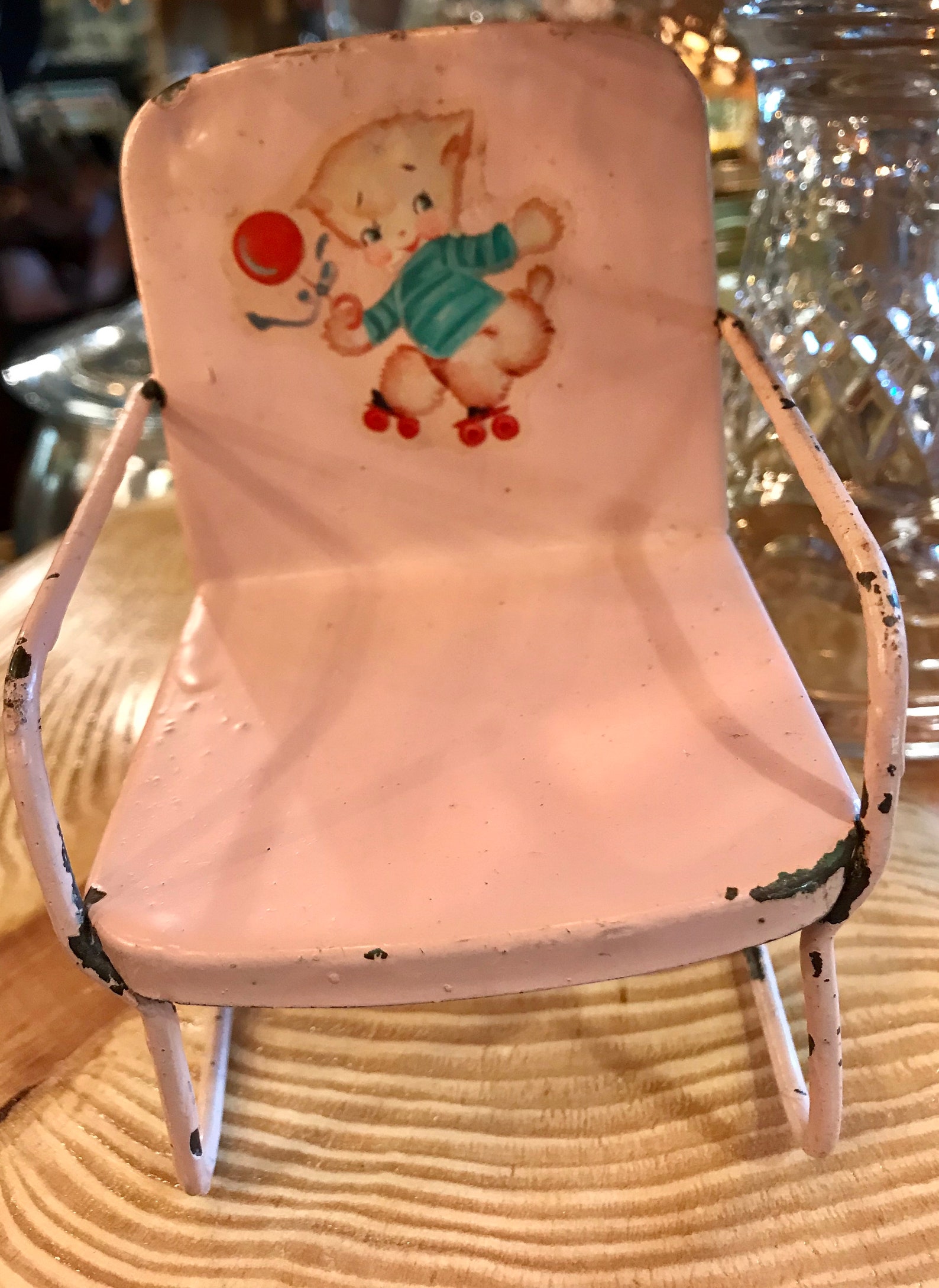 Vintage Miniature Metal Outdoor Table and Chairs Set/Fairy Etsy