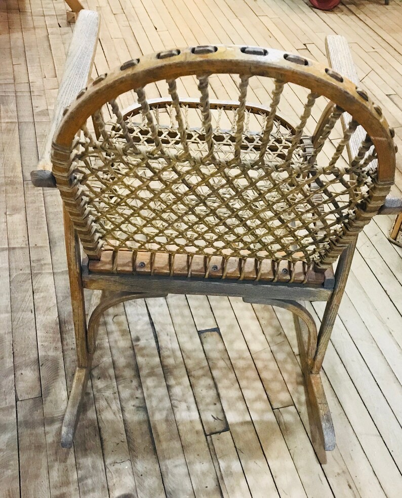 Vermont Tubbs Snowshoe Rocking Chair Vintage Rocking Chairs Etsy