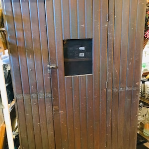 Primitive Cabinet Farmhouse Jelly Cupboard Primitives Pie Safe Rustic Farmhouse Decor Quilt Chest Kitchen Storage Antique American Cottage