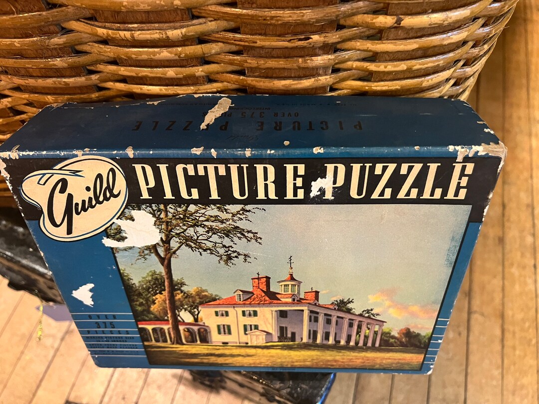Vintage Guild Picture Puzzle Picture Puzzles Jigsaw Puzzles Cabin Decor