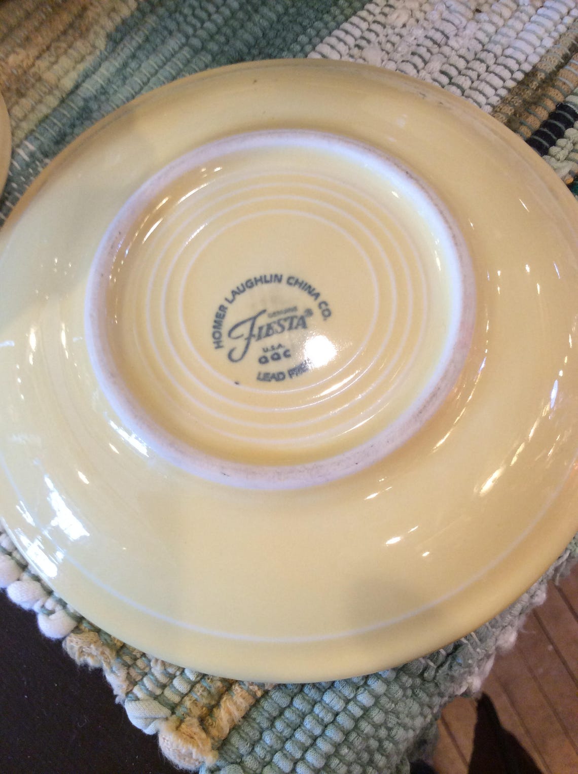 Fiesta Yellow Cups and Saucers/tea Set/homer Laughlin Etsy