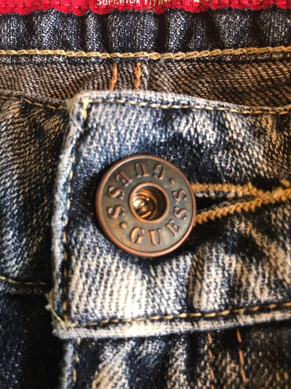 Guess Jeans Vintage Guess Junior Jeans Sz 29 Boot… - image 10