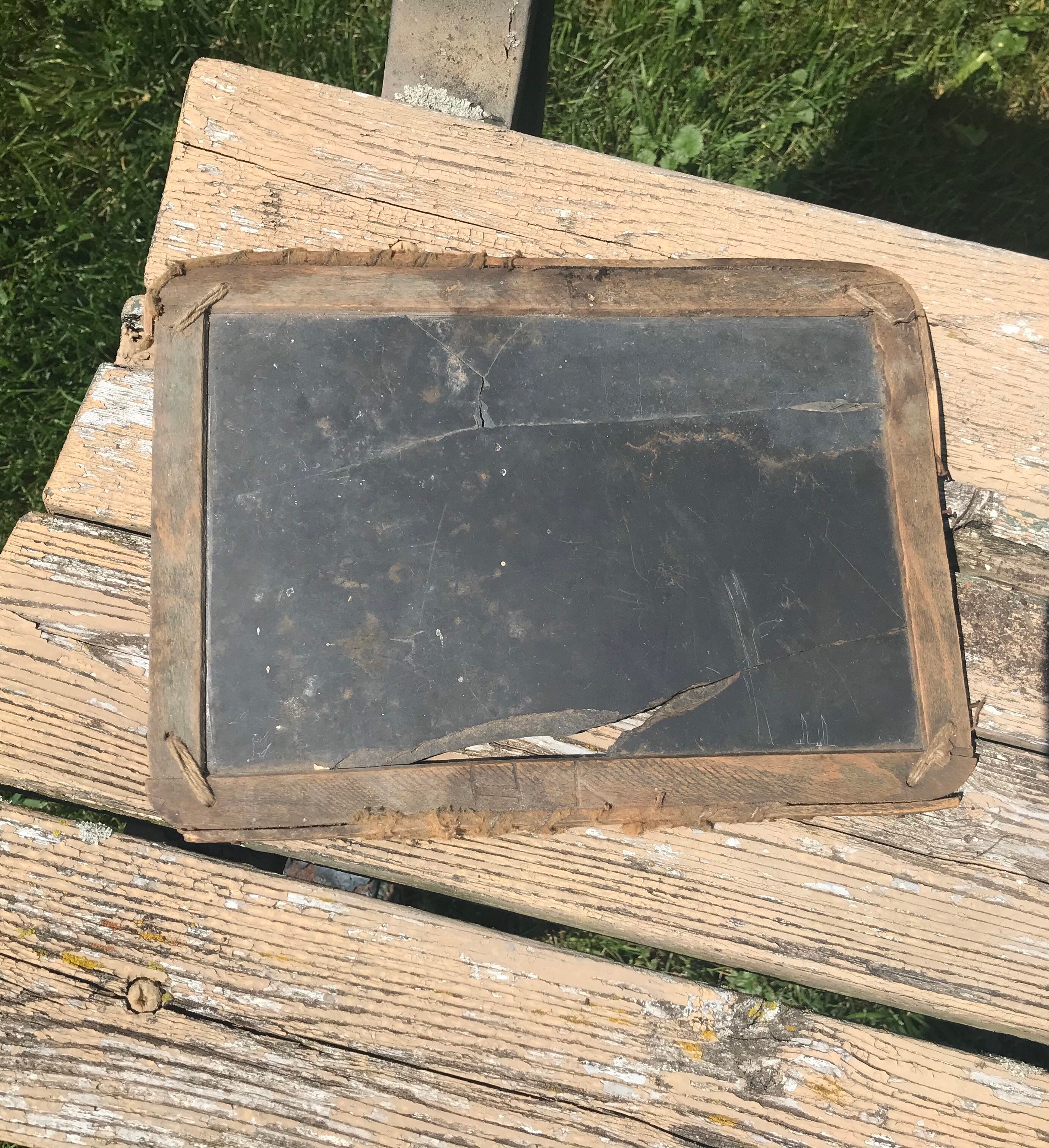 Early Slate Handheld Chalkboard/Childs School Slate Etsy