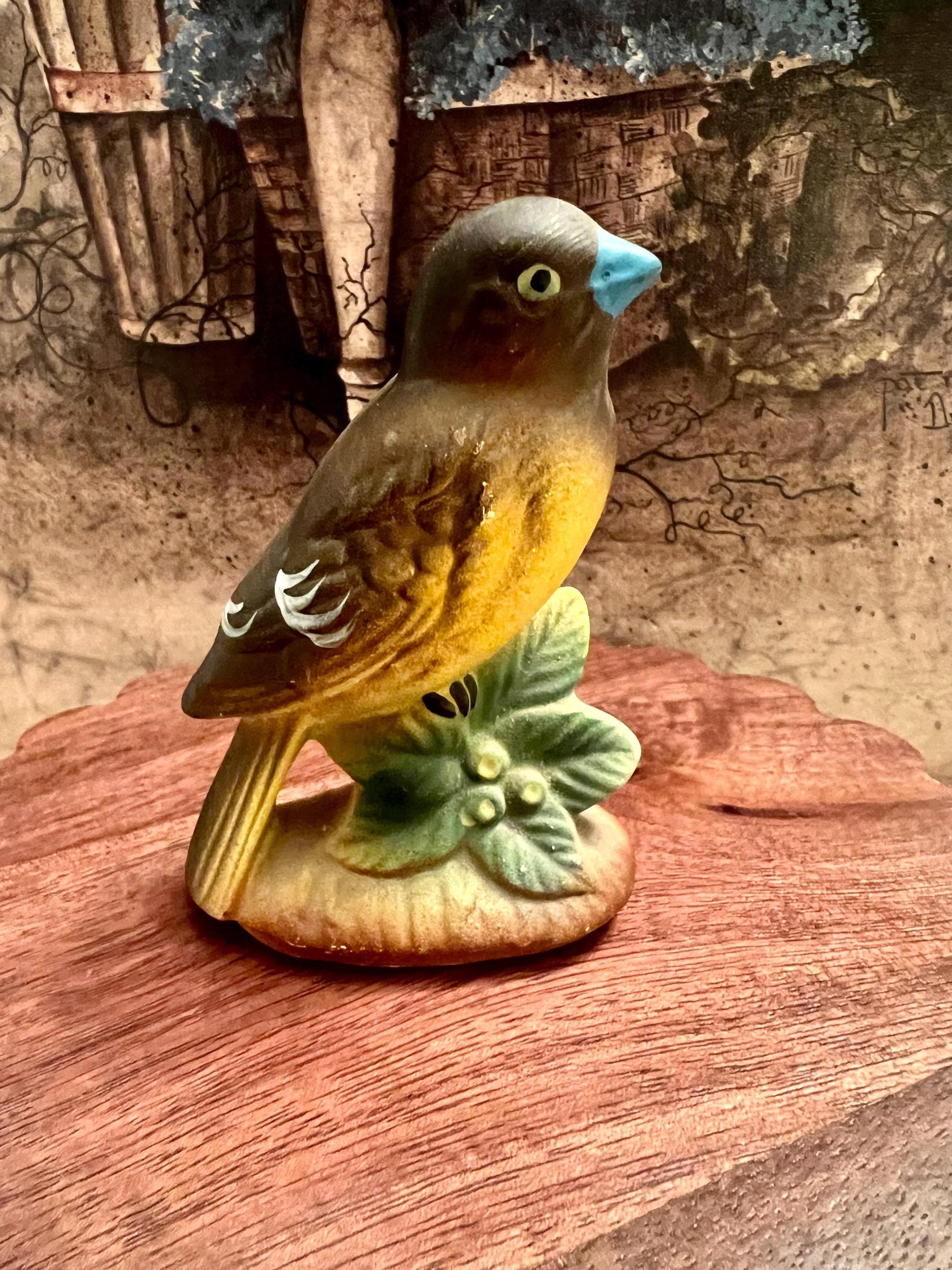 ビンテージ 鳥　オブジェ　レトロ　理科室　書斎　cabinet Japanese style display cabinet with birds - Bookcases, desks