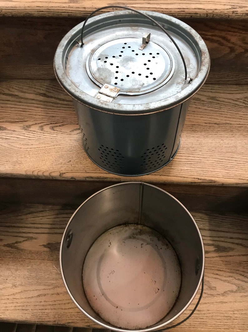 Vintage Frabills Blue Waters Minnow Bucket Floating Minnow Etsy