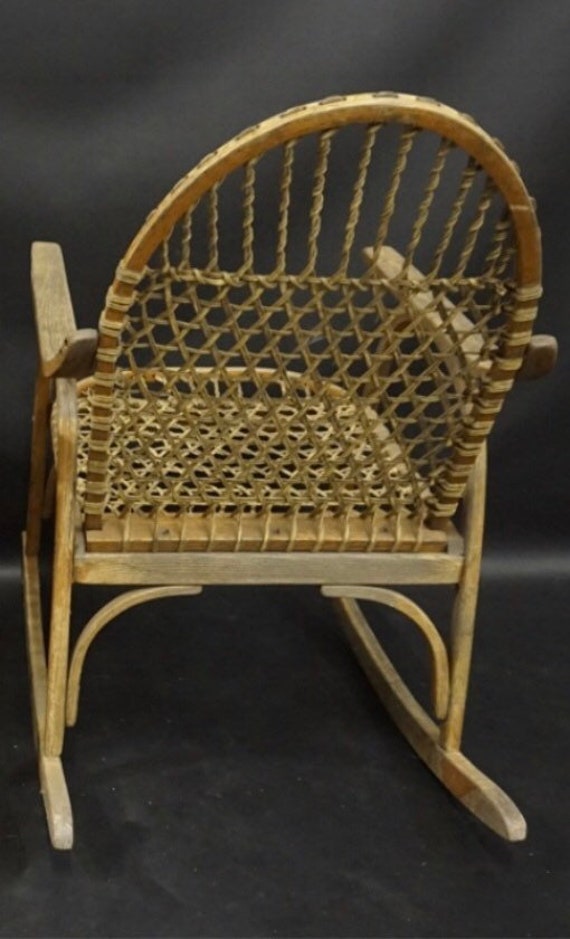 Vermont Tubbs Snowshoe Rocking Chair Vintage Rocking Etsy