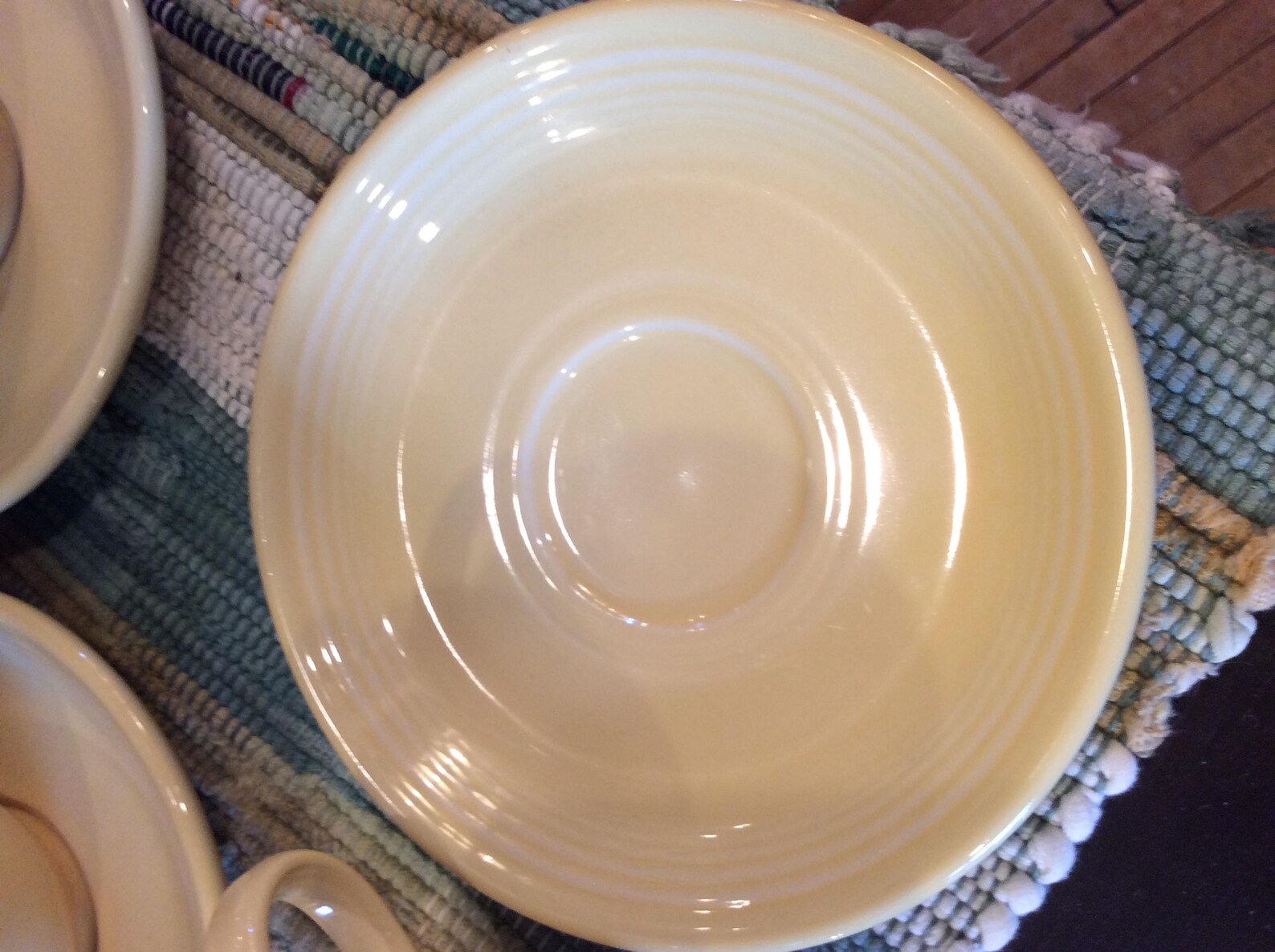 Fiesta Yellow Cups and Saucers/tea Set/homer Laughlin Etsy