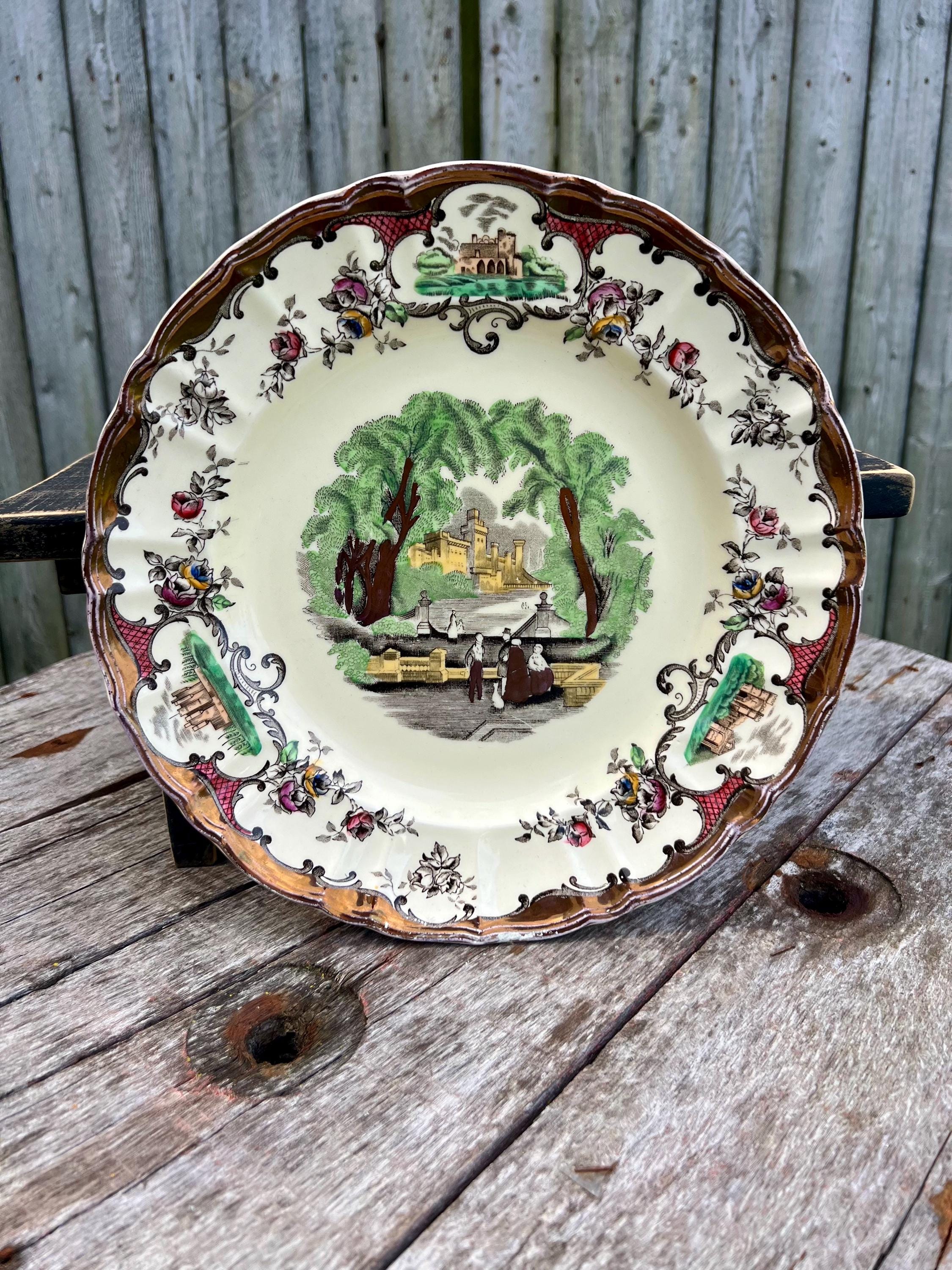 China Plate With People