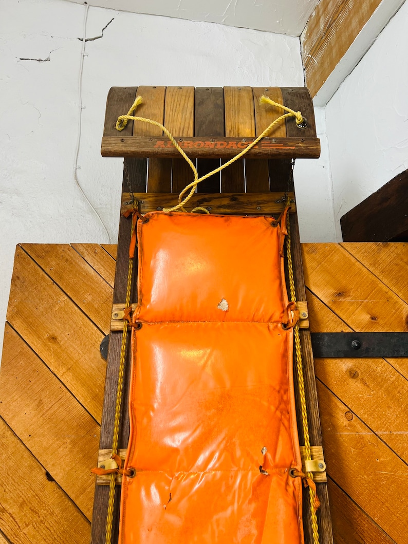 Vintage Adirondack Toboggan Vintage Sleds Toboggans Cabin Etsy