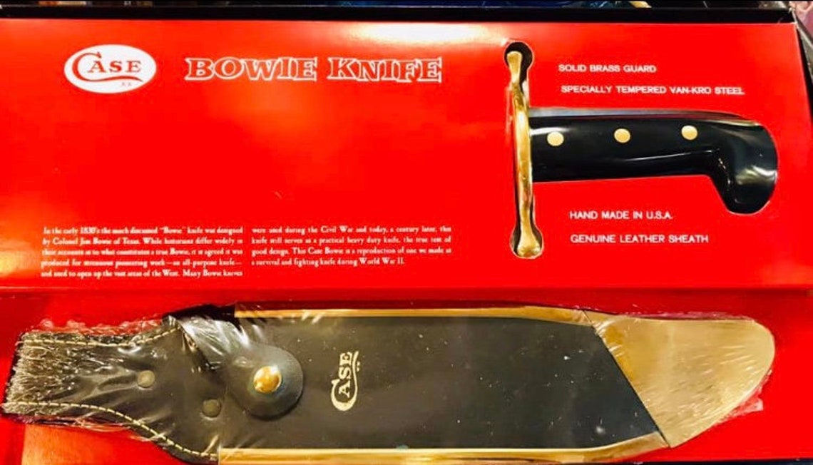 Case XX Bowie Knife/nos Case Knife in Box/davey Etsy