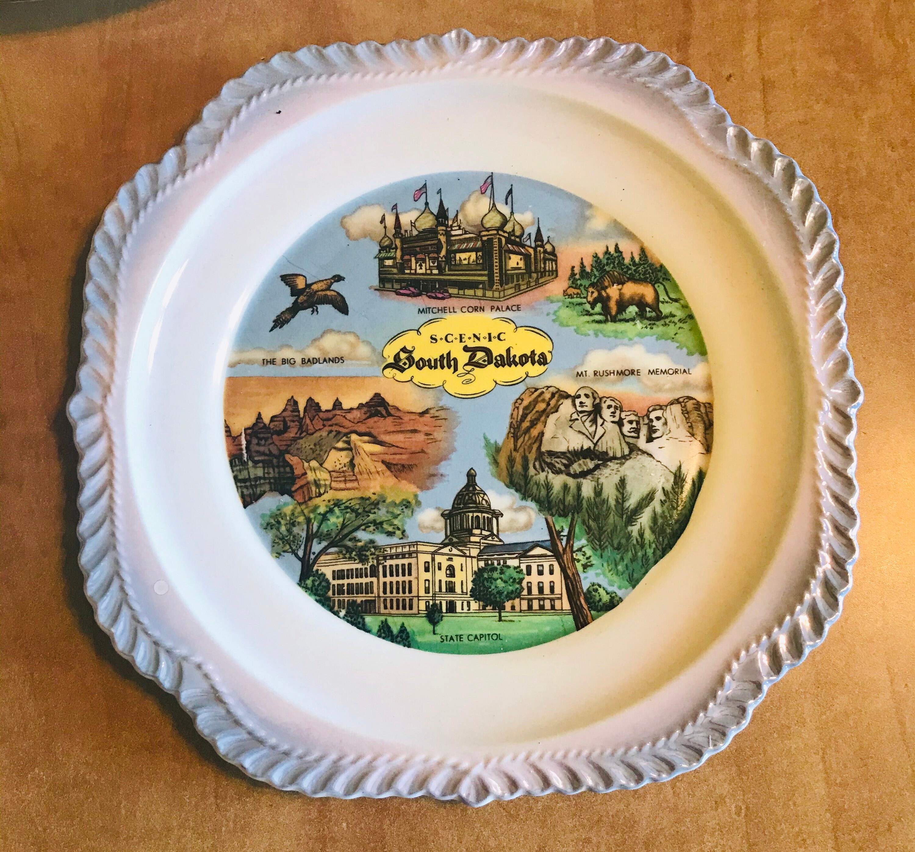 Vintage State Plates/Souvenir Plates/Vintage Plates/Gallery Etsy