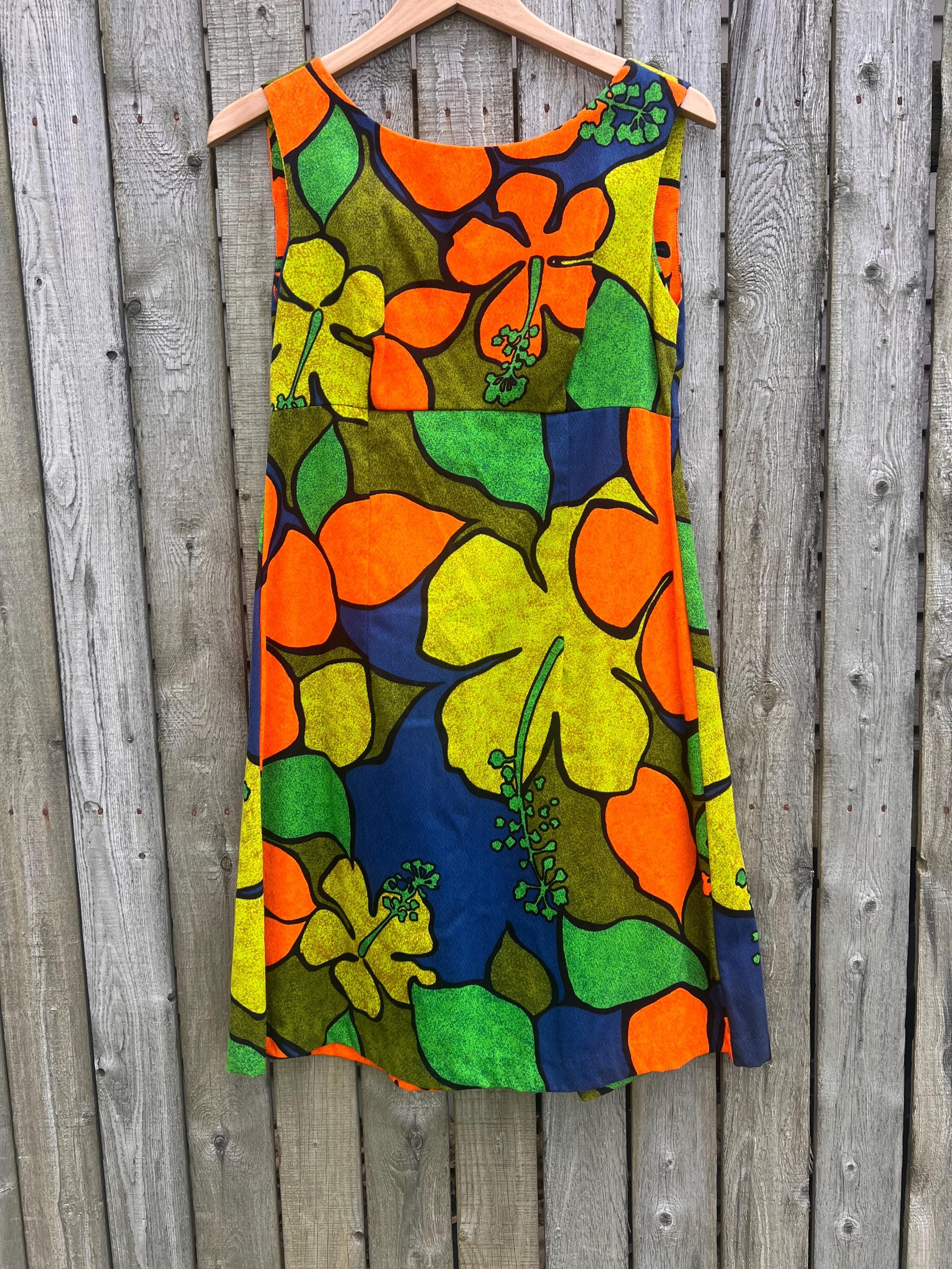 Vintage Hukilau Fashion Dress 1960s Hawaiian Luau Beach Wedding ...