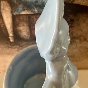 Baby Girl Crying Planter Blue Bonnet Vintage Pottery Succulent Planters ...