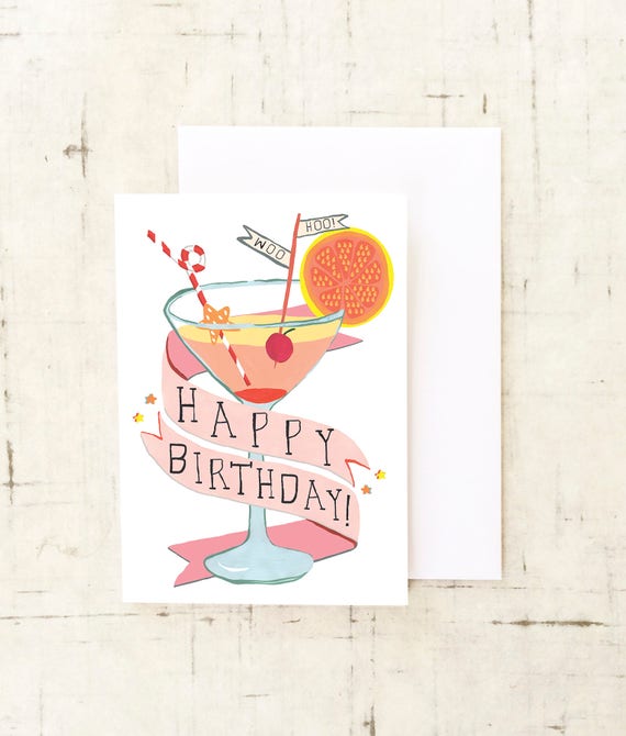 Carte De Joyeux Anniversaire Carte Danniversaire Pour Elle Etsy Carte De Joyeux Anniversaire Carte Danniversaire Pour Elle Etsy