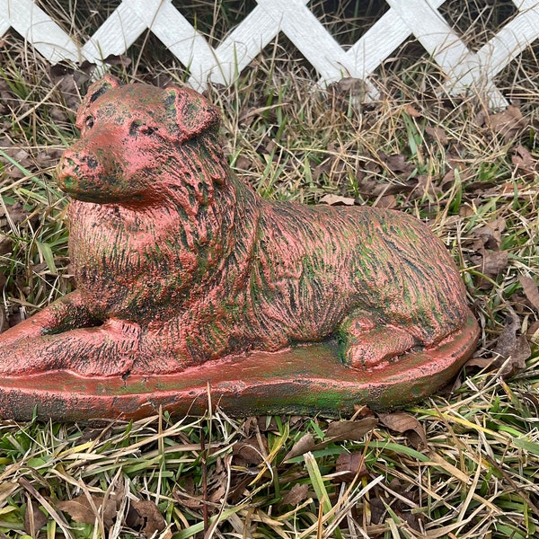 Sheltie Concrete Statue Etsy Australia