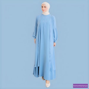 Amie Bashadji Swarovski-Embellished Gamis Dress for Women,Women Dress,Women Formal Shirt,Women Blouse,Batik Blouse,Ethnic Dress,Batik Dress