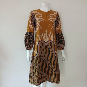 Marwati Makacuy Modern Batik Cotton Dress and Tunik for a Timeless Look, Batik Dress, Batik, Boho Dress, Bohemian Dress,  Ethnic Dress