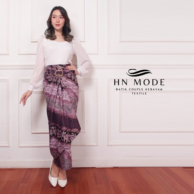 Green - Hand Batik Print Cotton Wrap Around Skirt 14