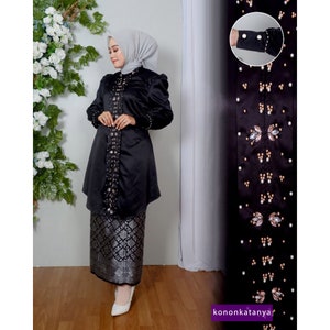 Khadijah&#39;s Elegance A Fusion of Kebaya, Tunik, and Melayu Style, Kebaya Batik, Kebaya Dress, Kebaya, Kebaya Modern, Kebaya Bali, Kebaya Set