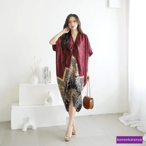 Stylish Women Batik Kaftan Free Size, Batik Dress, Bohemian Dress,  Ethnic Dress, Kaftan Dress