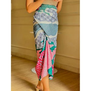 Sandhayu Wrap Skirt Batik, Women Wrap Skirt, Instant Skirt, Batik Skirt, Ethnic Skirt