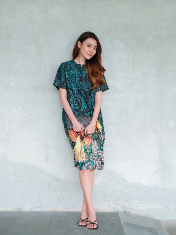 batik boho dress Antik Batik Maxi Dress Pada