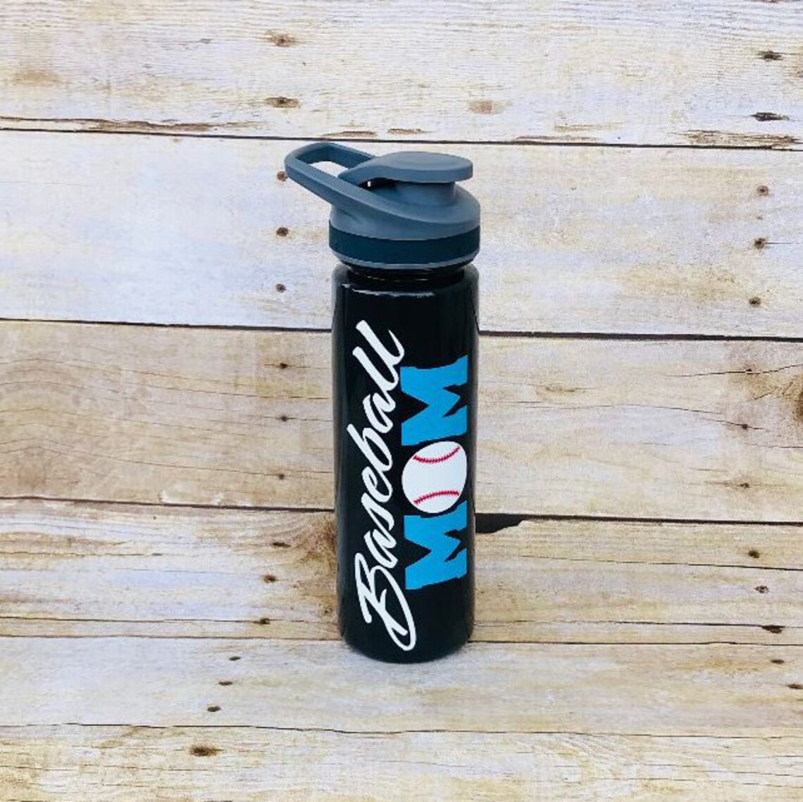 Baseball Mom Sport Bottle Mom To Mom Gift Baseball Bottle Etsy
