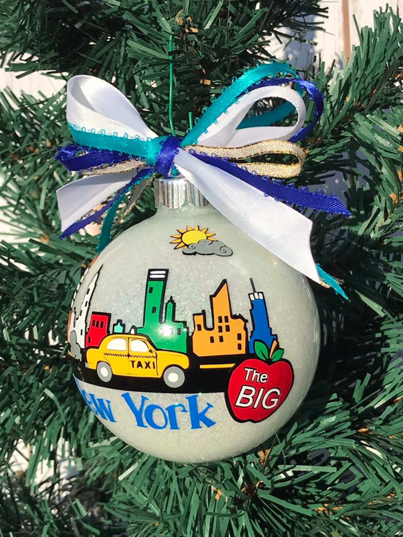 New York Ornament New York City Honeymoon Gifts New York Etsy