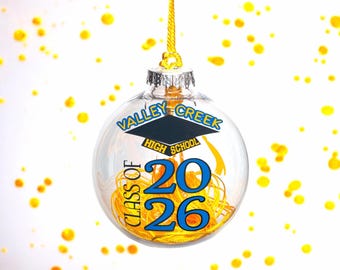 Personalized Graduation Ornament Class of 2026