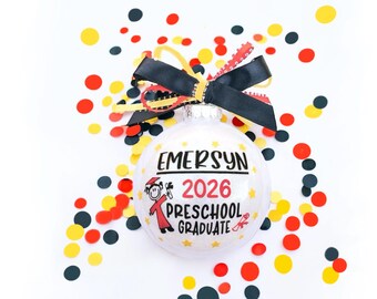 Preschool Graduation Gift for Her Personalized Ornament Keepsake