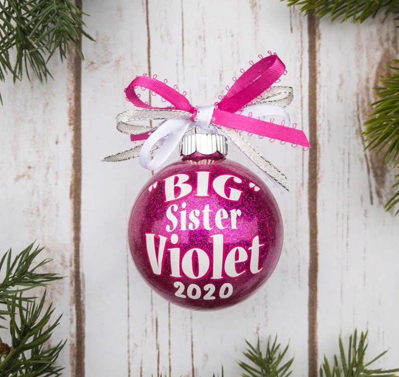 Big Sister Ornament Big Sister Gift Sister Ornament New Etsy UK