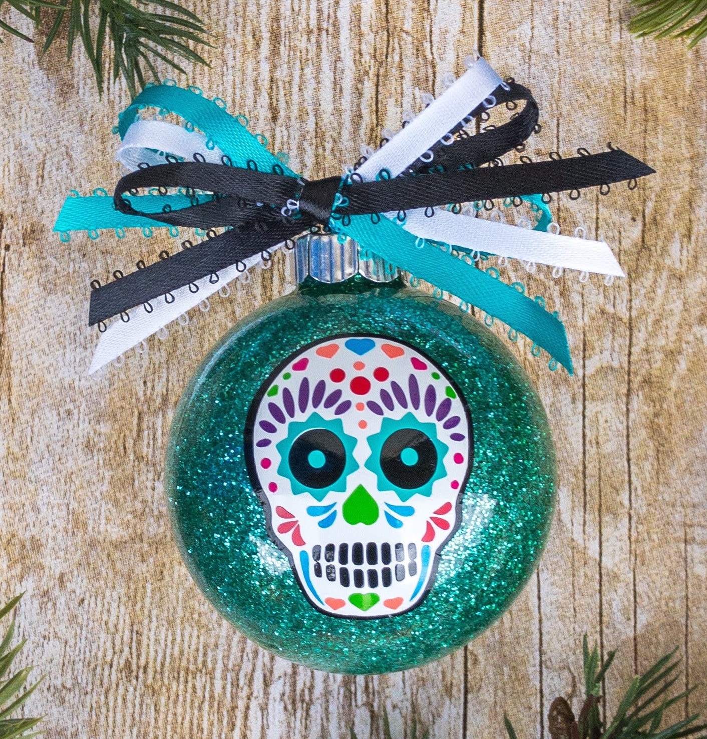 Sugar Skull Ornament, Dia De Los Muertos, Sugar Skull, Day of the Dead ...