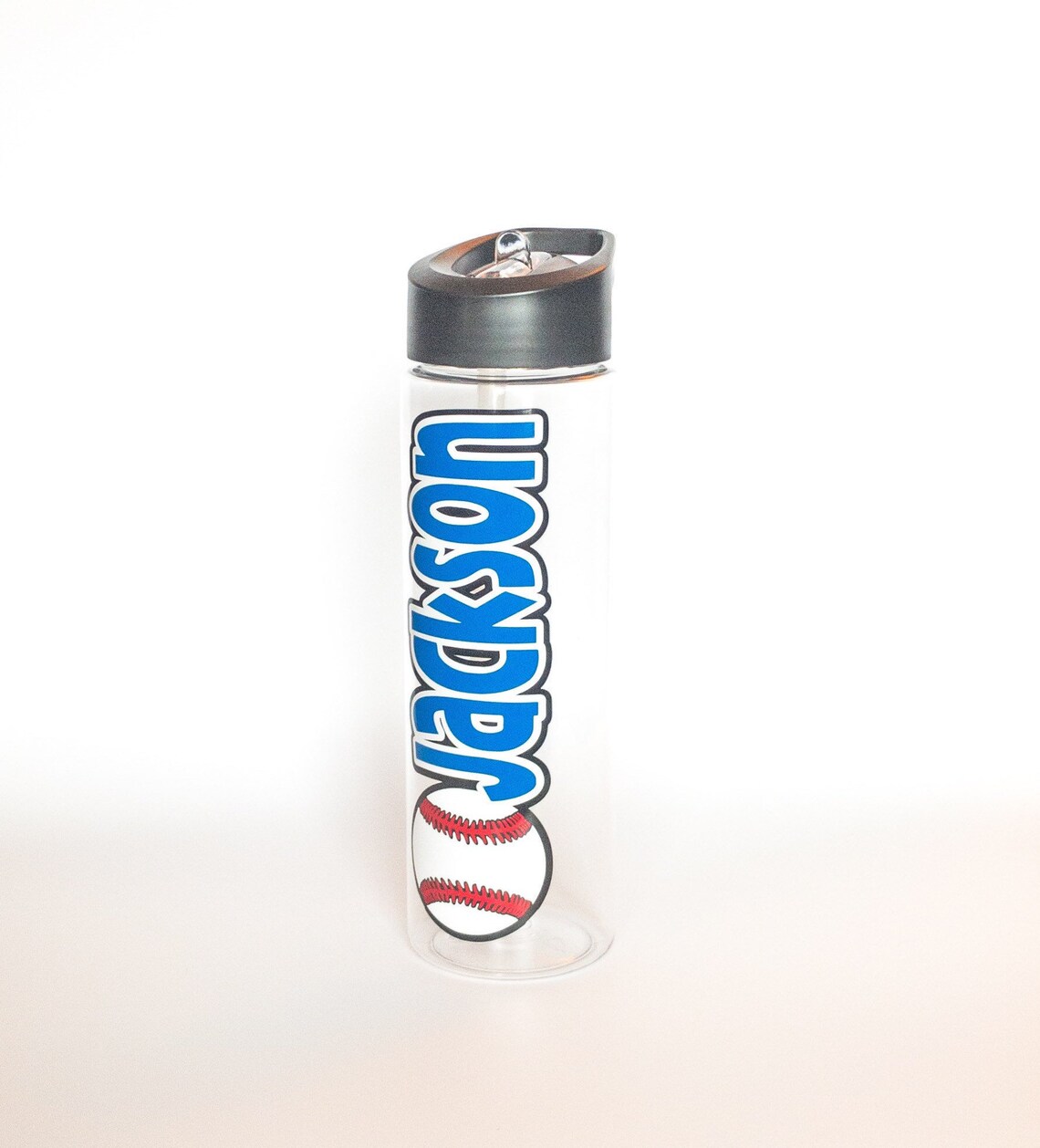 Baseball Water Bottle Custom Water Bottle Kids Baseball Etsy