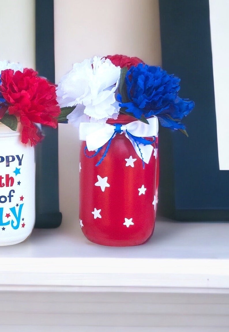 4th Of July, July 4th Centerpiece, 4th Of July Decor, July 4th Decorations, Patriotic Decor, July 4th Decor, Fourth Of July, USA Decor 画像 5