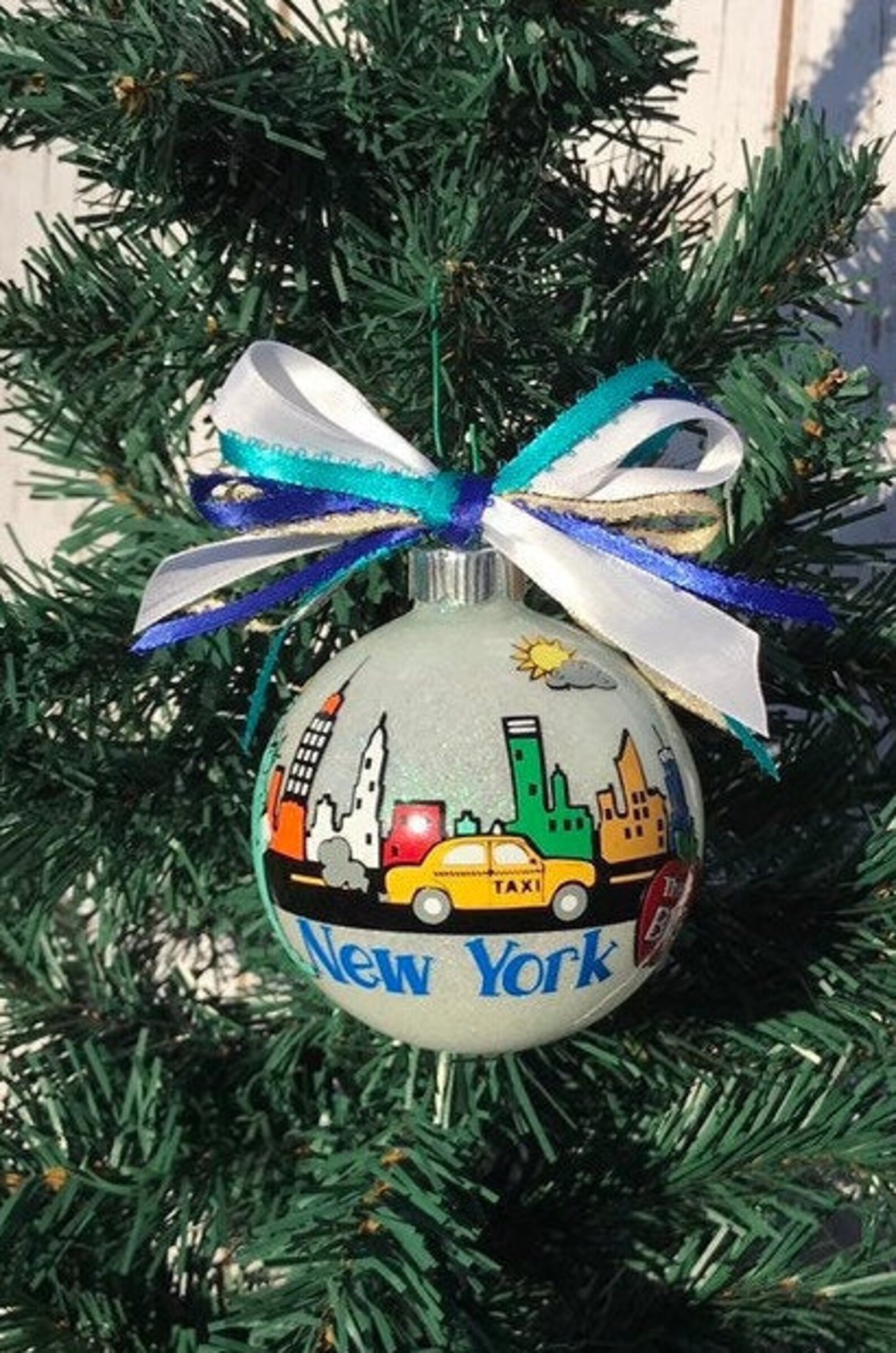 New York Ornament New York City Honeymoon Gifts New York Etsy