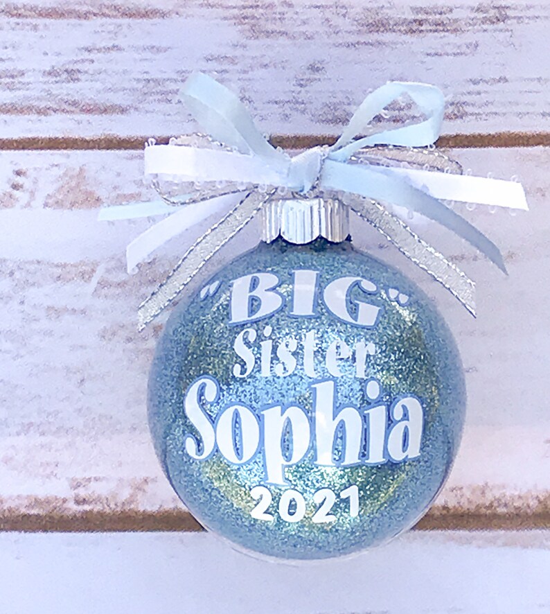 Big Sister Ornament Big Sister Gift Sister Ornament New Etsy UK