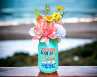 Summer Mantle Decor, Summer Decor, Bookshelf Decor, Beach Theme Decor, Apartment Decor, Coastal Decor, Windowsill Decor, Beach Decor