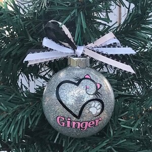 Cat Lover Gift, Cat Ornament, Cat Mom, Cat Ornaments, Cat Ornament Personalized, Christmas Cat, Cat Lovers Gift, Pet Ornament