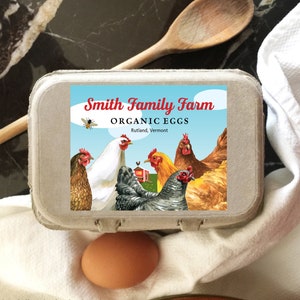 Farm Fresh Chicken Egg Labels, Egg Carton Stickers, Farm Gift, Backyard Chicken Sticker, Homesteading Supplies, Farm Market Supplies