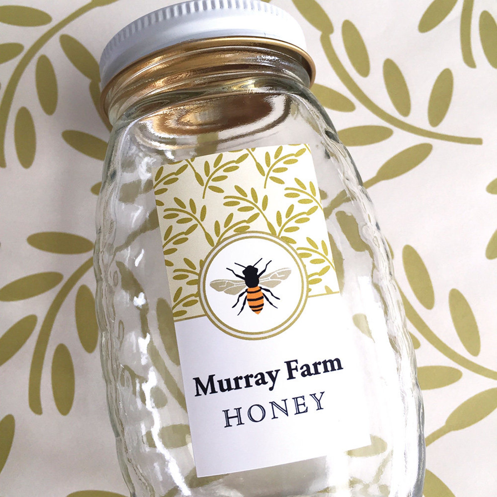 Personalized Honey Jar Stickers Beekeeping Supplies Gift for Etsy