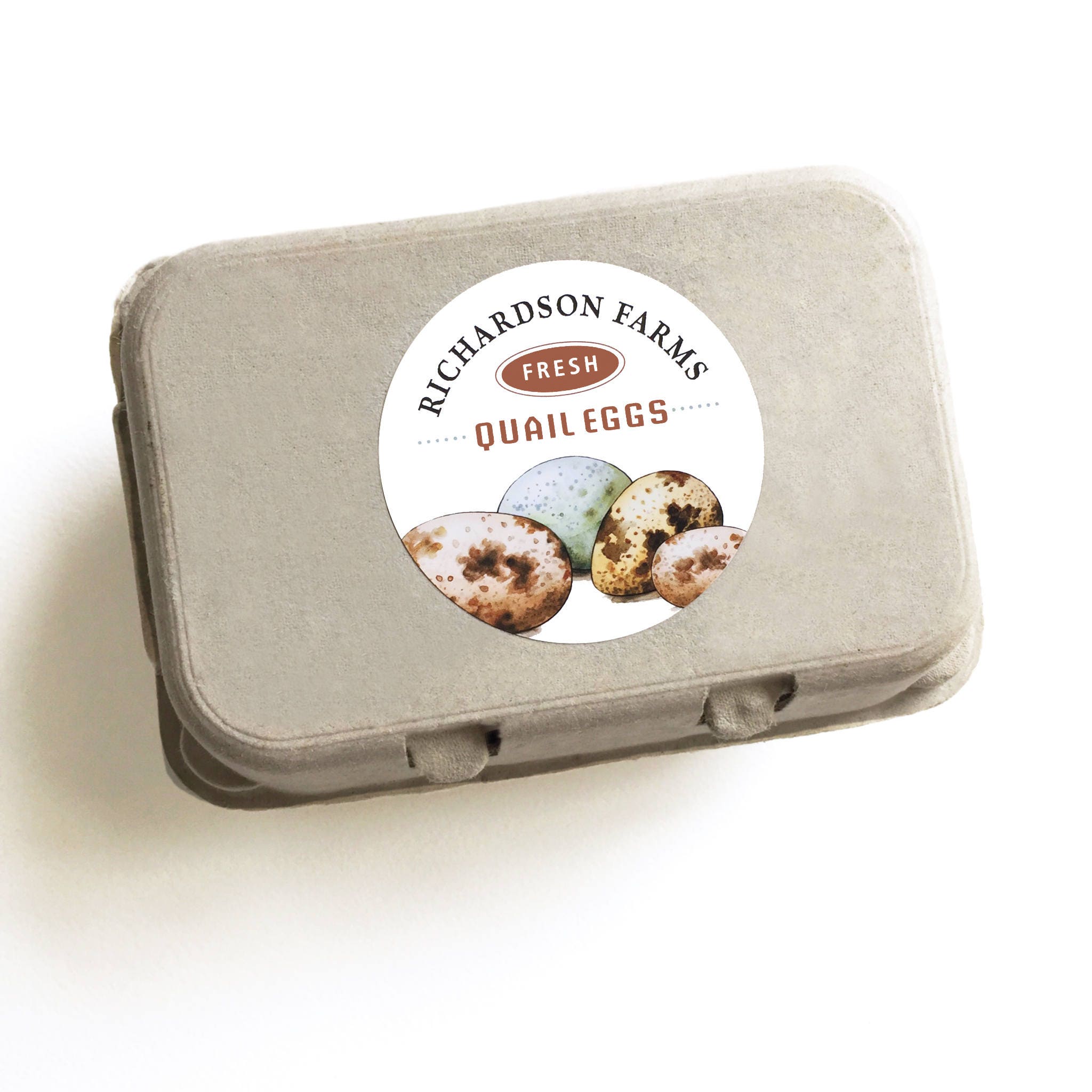 Quail Egg Carton Labels 12 Egg Stickers Backyard Poultry Etsy