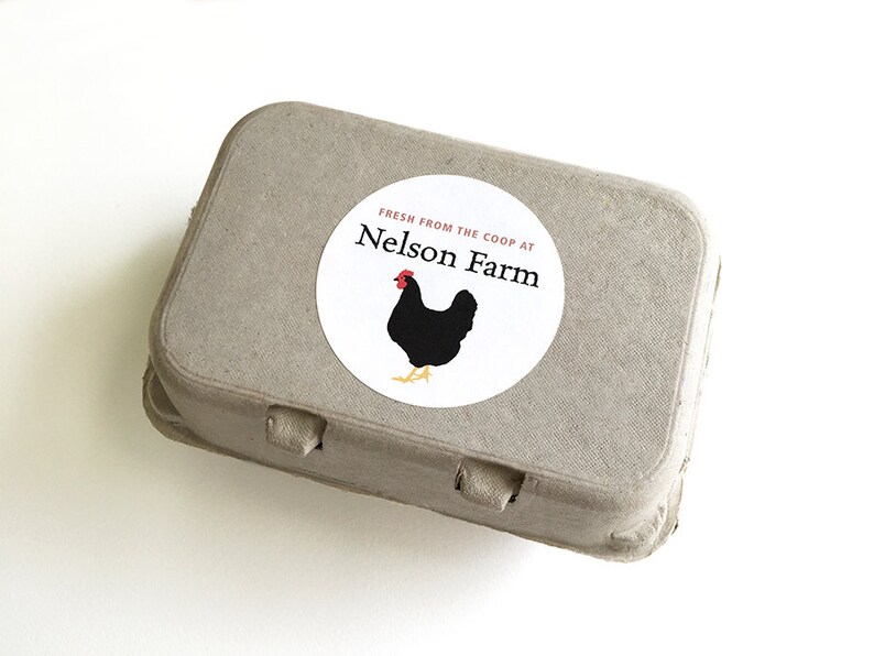 egg carton labels custom packaging food labels chicken etsy